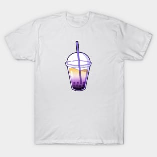 Non-binary Flag Bubble Tea T-Shirt